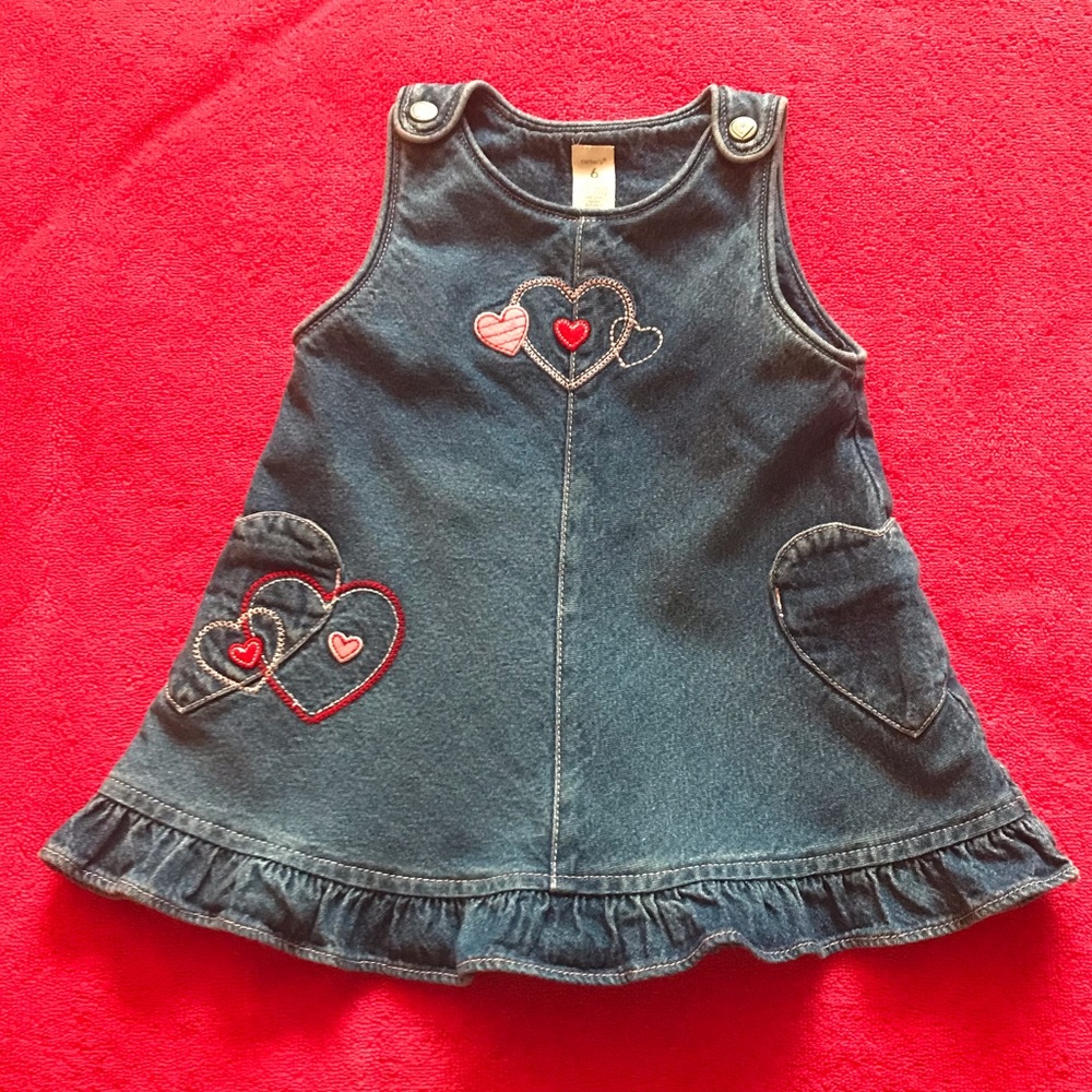 DRESS - High quality Carter’s denim dress size 6 months